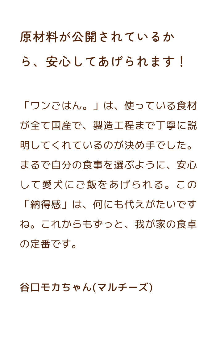 お客様の声2